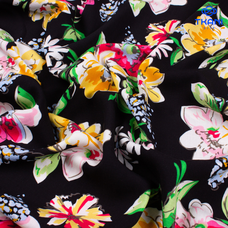 3344. Конкурс!!!  Лён с вискозой. Принт - фото 2