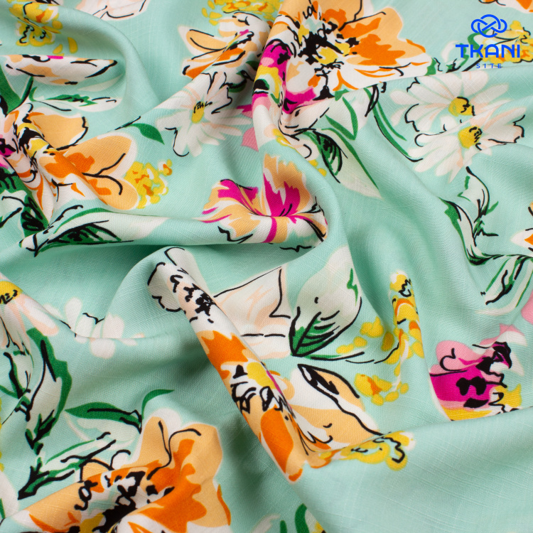 3345. Конкурс!!!  Лён с вискозой. Принт - фото 2