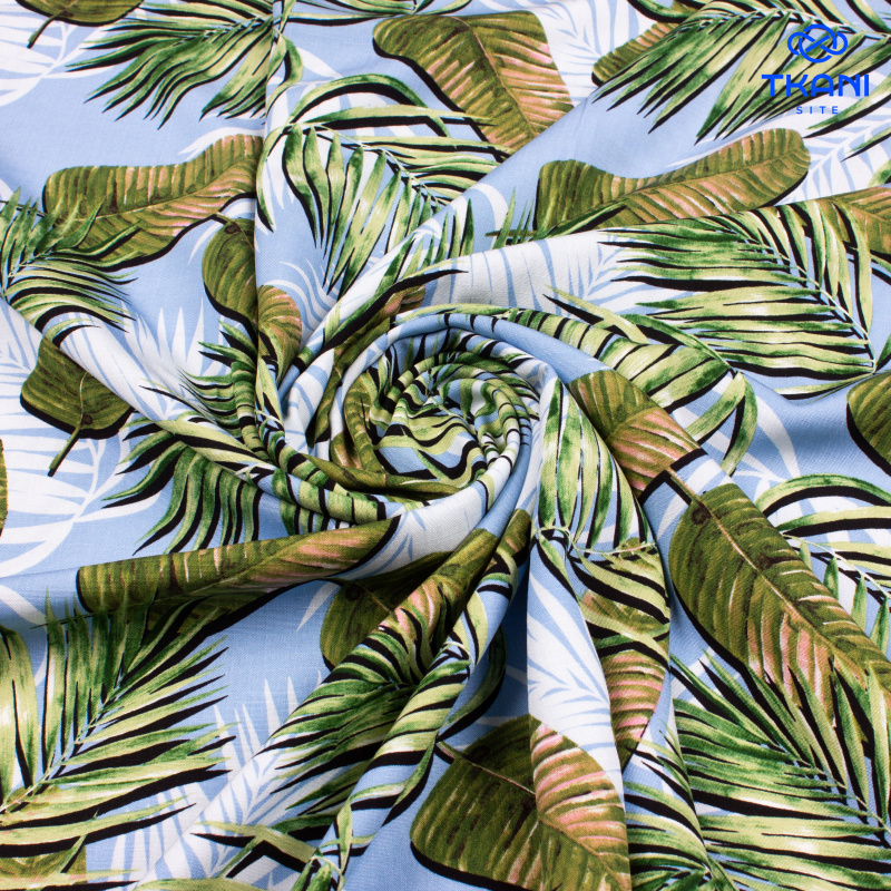 5043. Конкурс!!! Лен с вискозой. Принт.