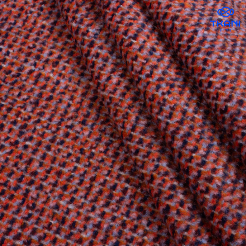 5059. Костюмная. Рогожка. Ворс. от Tkani.site