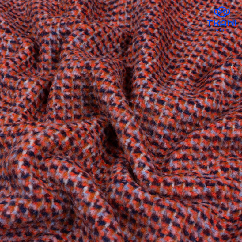 5059. Костюмная. Рогожка. Ворс. от Tkani.site