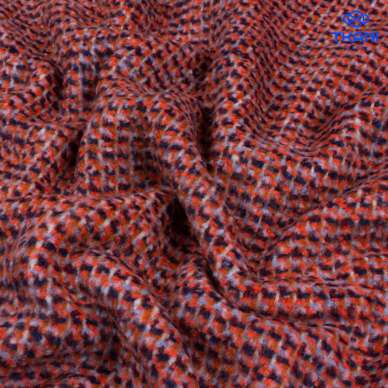 5059. Костюмная. Рогожка. Ворс. Уценка!!!