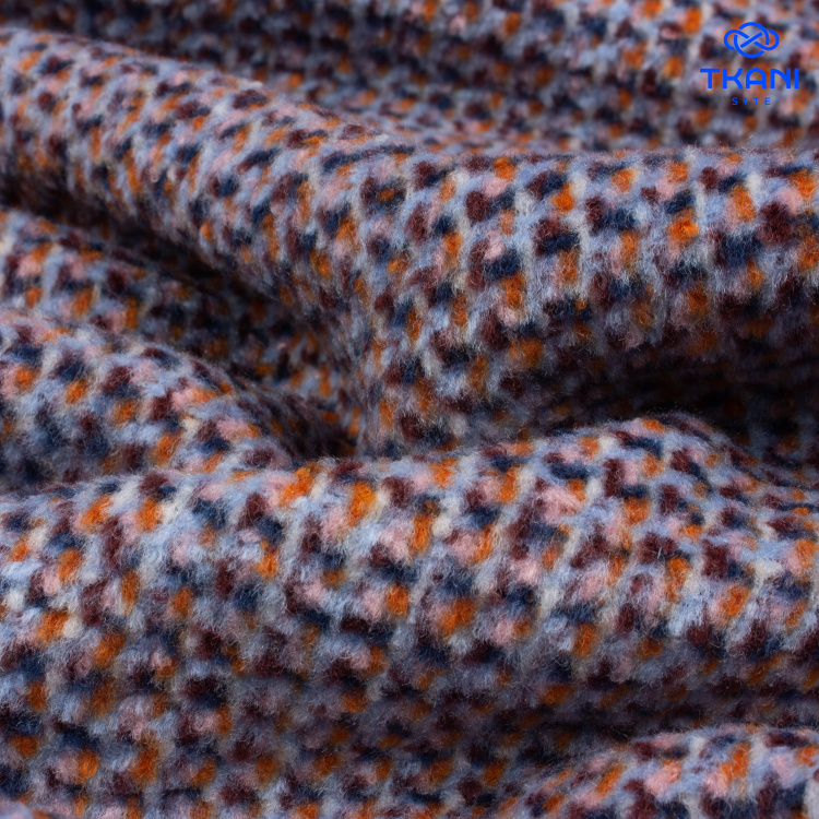 5060. Костюмная. Рогожка. Ворс. - фото 2