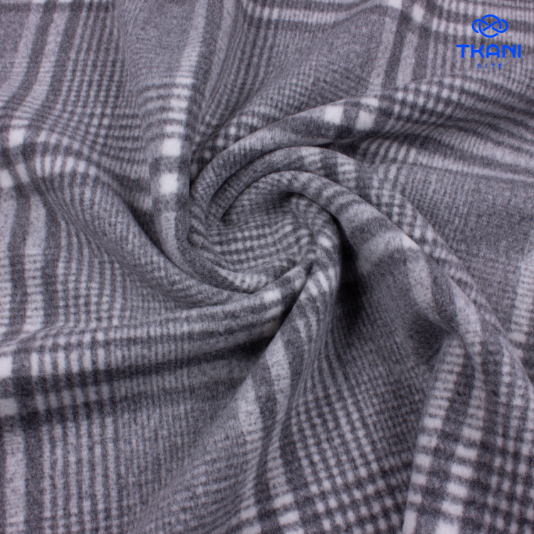 5063. Пальтовая. В клетку. Ворс. - фото 2