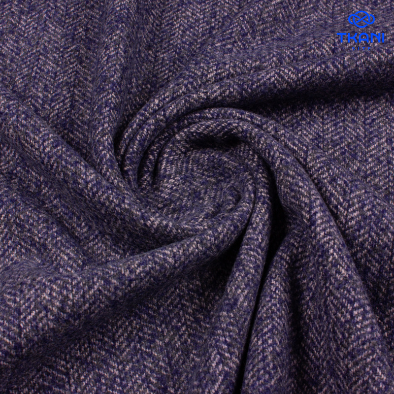 5073. Костюмная\пальтовая. Твид. Меланж.