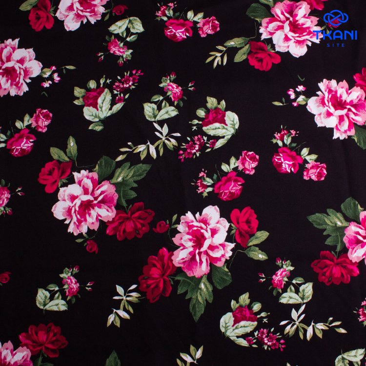 3367. Штапель. Вискоза. Принт - фото 1