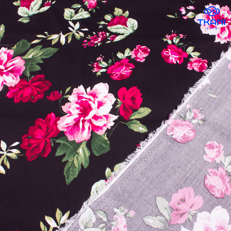 3367. Штапель. Вискоза. Принт от Tkani.site