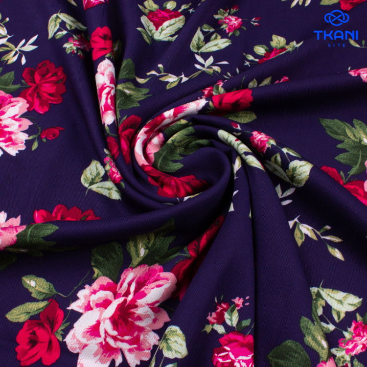 3371. Штапель. Вискоза. Принт