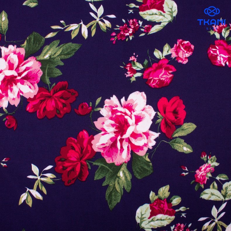 3371. Штапель. Вискоза. Принт от Tkani.site