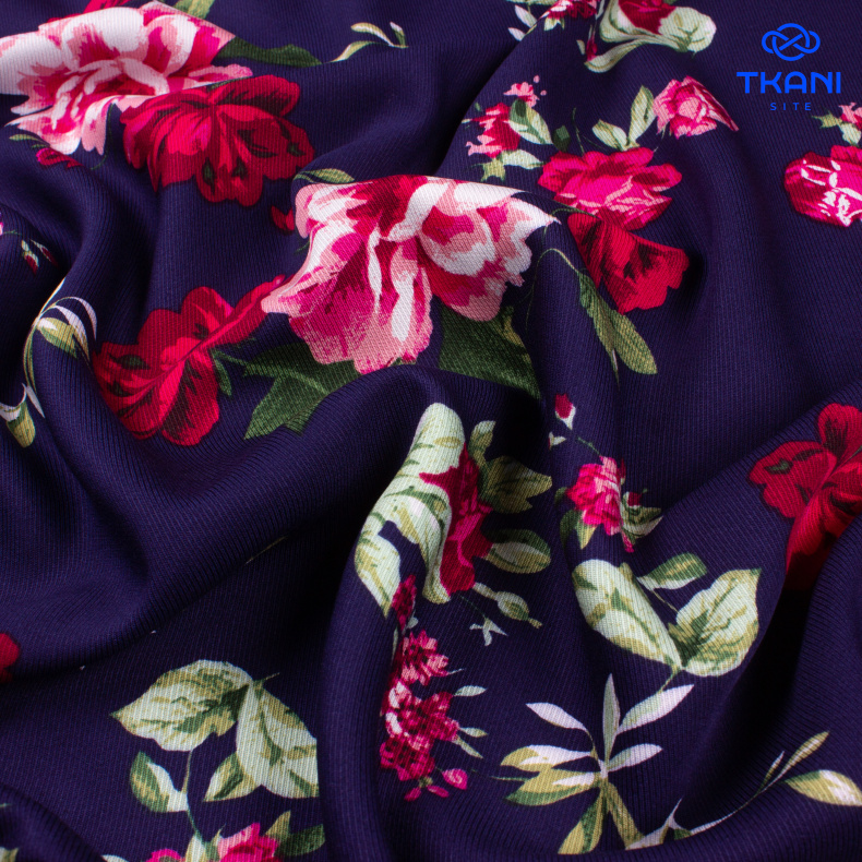 3371. Штапель. Вискоза. Принт от Tkani.site