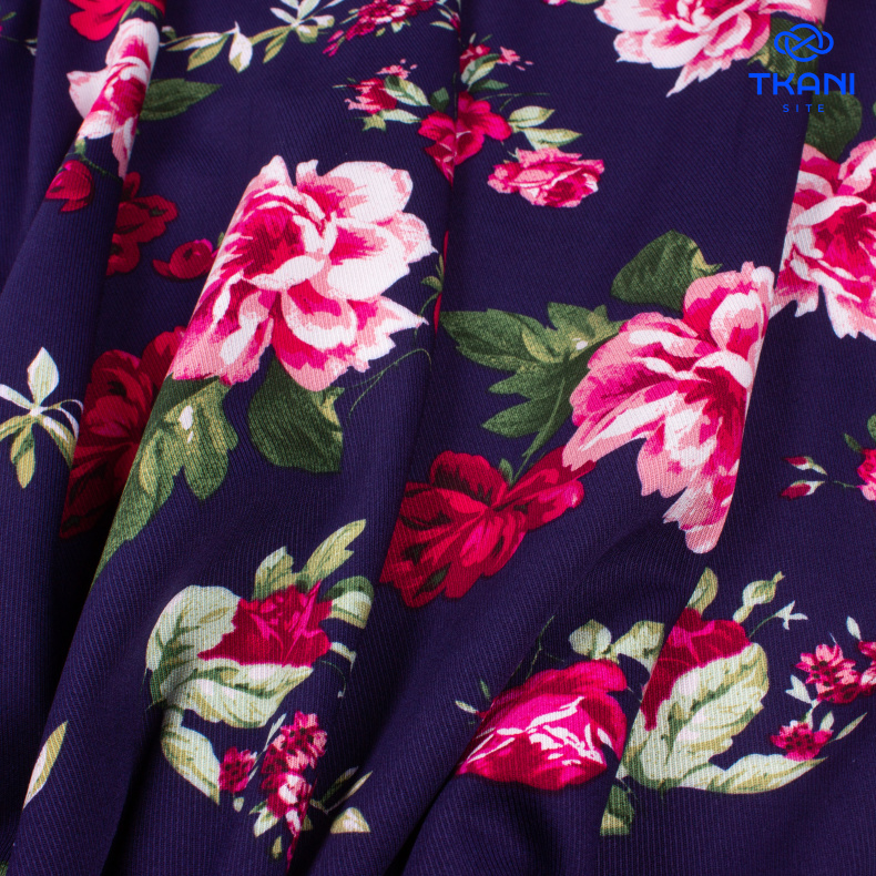 3371. Штапель. Вискоза. Принт от Tkani.site