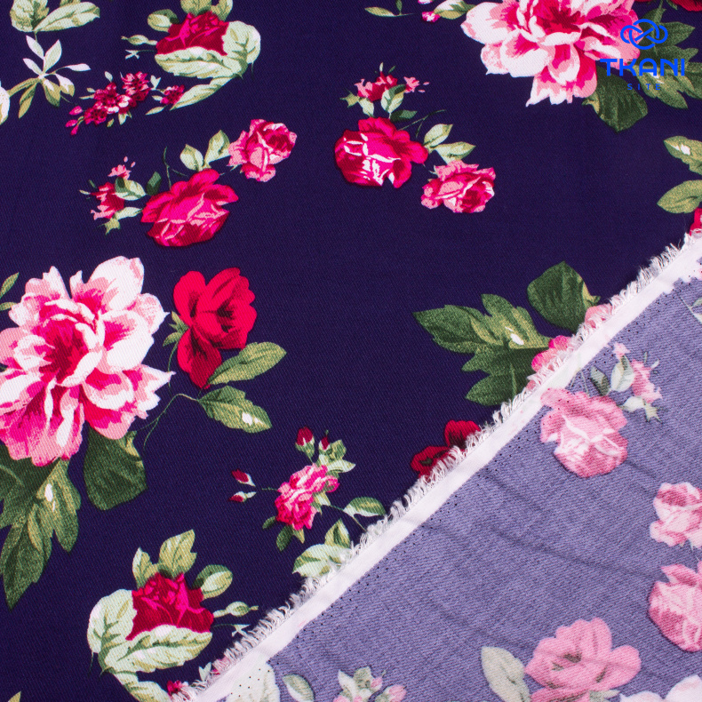 3371. Штапель. Вискоза. Принт от Tkani.site