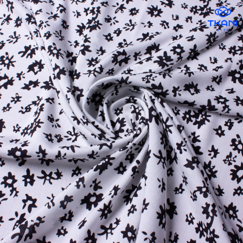 3374. Конкурс!!! Штапель. Вискоза. Принт от Tkani.site