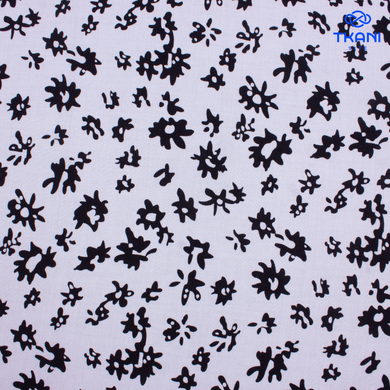 3374. Конкурс!!! Штапель. Вискоза. Принт от Tkani.site