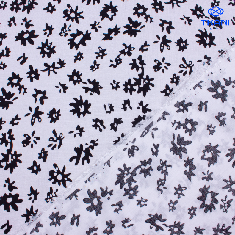 3374. Конкурс!!! Штапель. Вискоза. Принт от Tkani.site