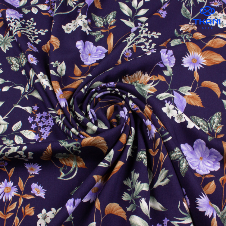 3384. Штапель. Вискоза. Принт