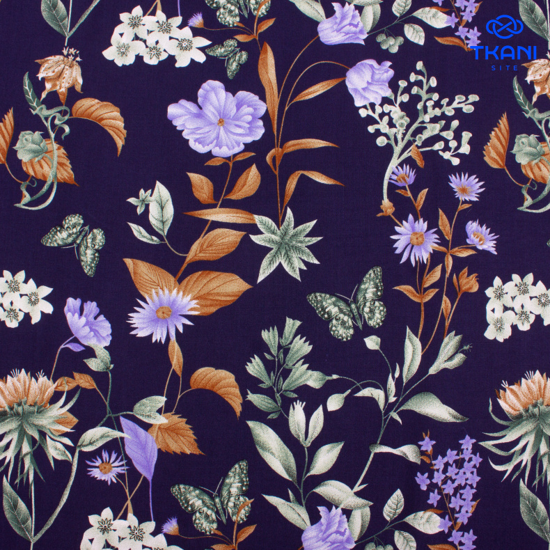 3384. Штапель. Вискоза. Принт от Tkani.site