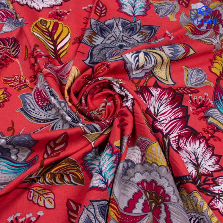 3390. Штапель. Вискоза. Принт