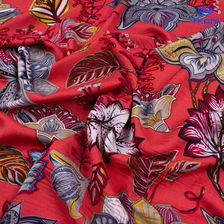 3390. Штапель. Вискоза. Принт - фото 2