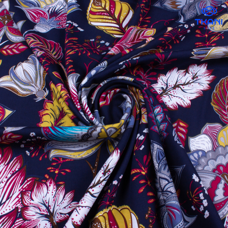 3393. Штапель. Вискоза. Принт