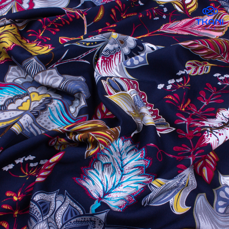 3393. Штапель. Вискоза. Принт - фото 2