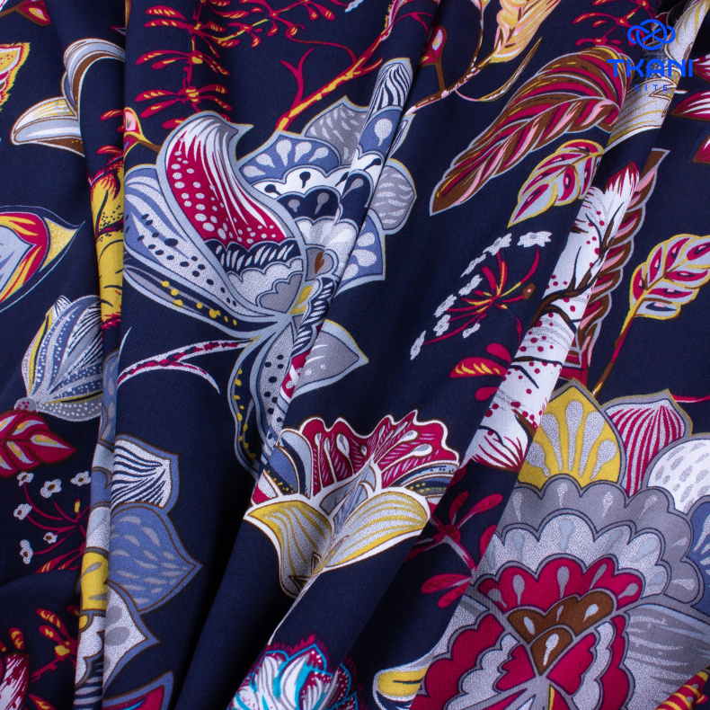 3393. Штапель. Вискоза. Принт от Tkani.site