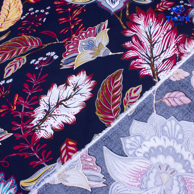 3393. Штапель. Вискоза. Принт от Tkani.site