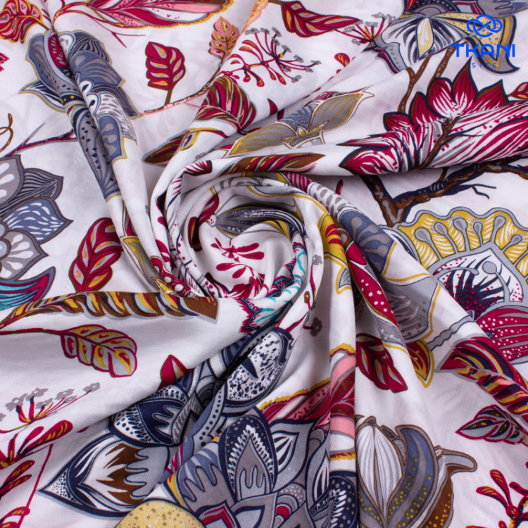 3400. Штапель. Вискоза. Принт