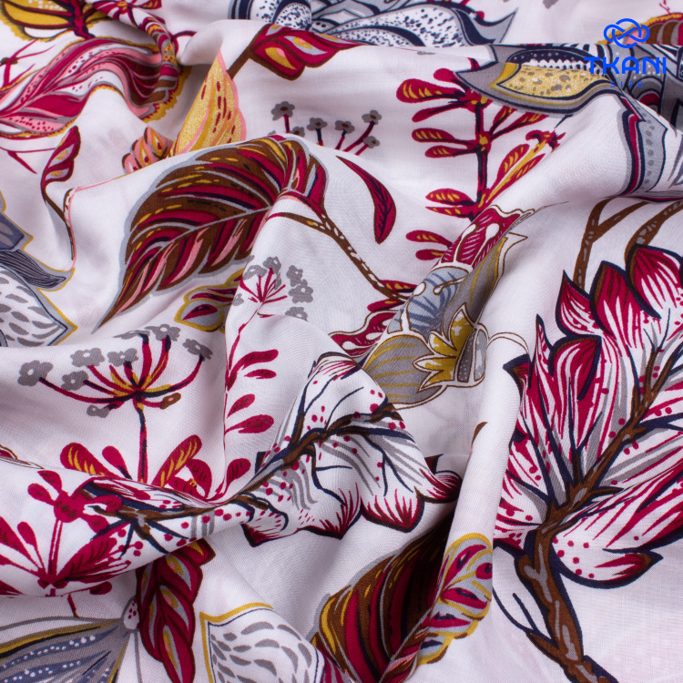 3400. Штапель. Вискоза. Принт - фото 2