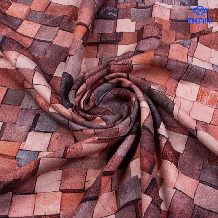 3405. Конкурс!!! Штапель. Вискоза. Принт