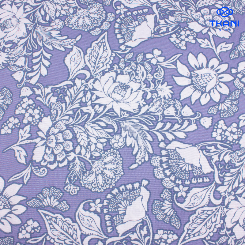 3406. Штапель. Вискоза. Принт