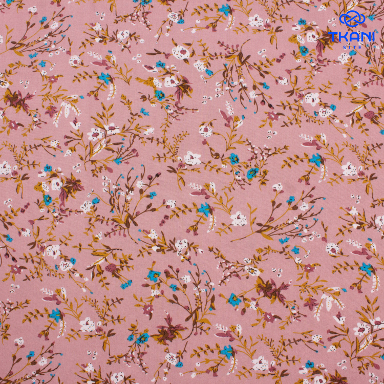 3407. Штапель. Вискоза. Принт - фото 1