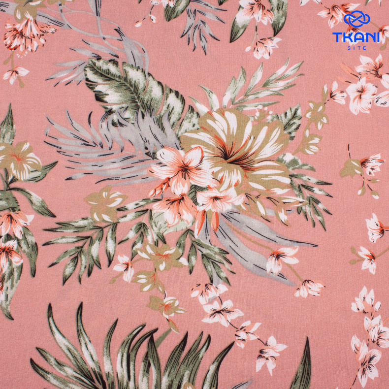 3408. Штапель. Вискоза. Принт от Tkani.site