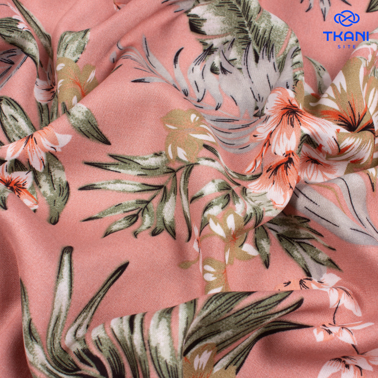 3408. Штапель. Вискоза. Принт - фото 2