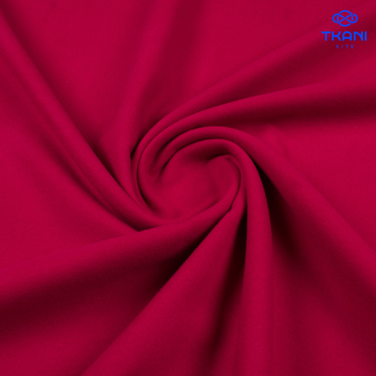 5071. Пальтовая поливискоза. Малина. Уценка!!!