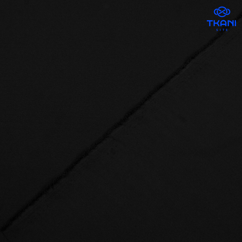 3425. Плательная креп. Черный