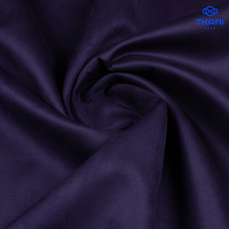 3449. Замша на трикотаже. Темно-синий