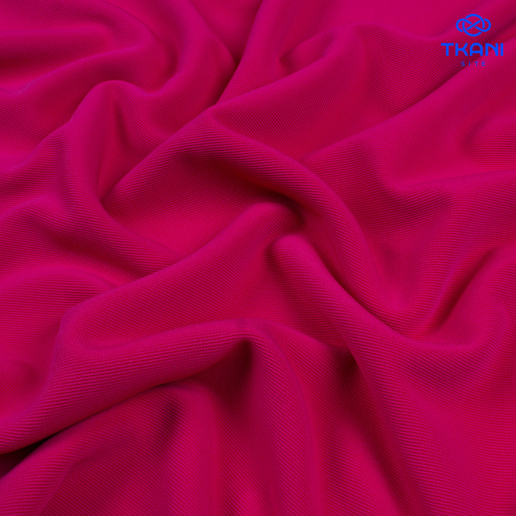 3451. Трикотажное полотно. Оттоман. Коралловый - фото 1