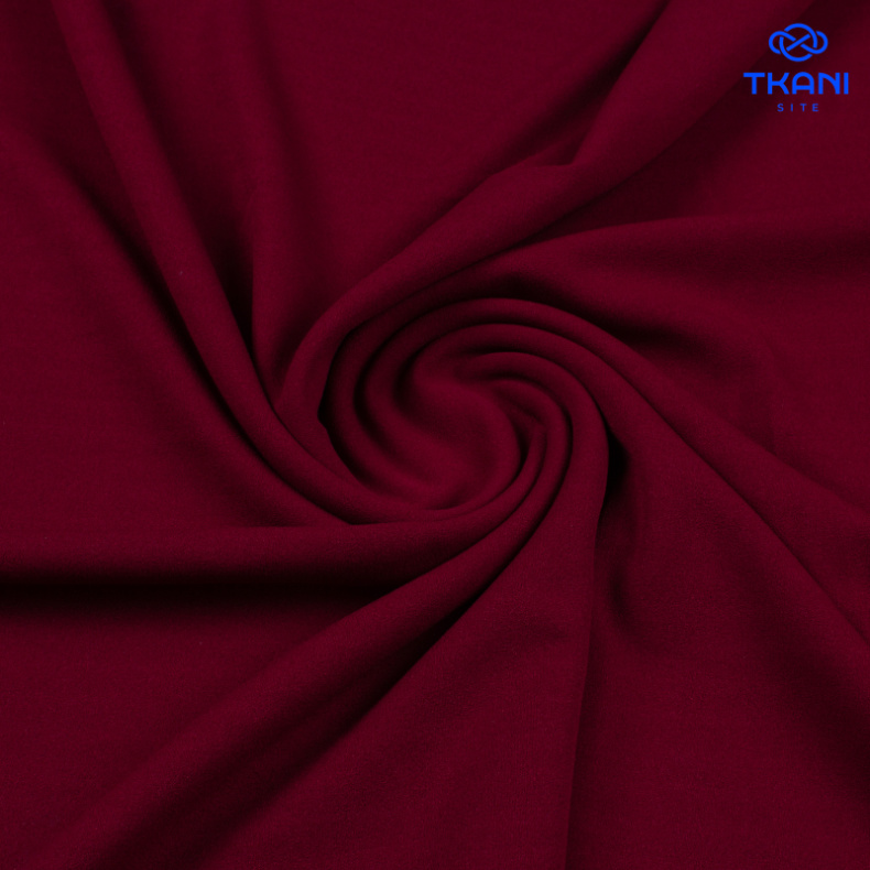 3460. Трикотажное полотно. Скуба. Винный от Tkani.site