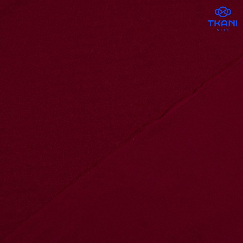 3460. Трикотажное полотно. Скуба. Винный от Tkani.site