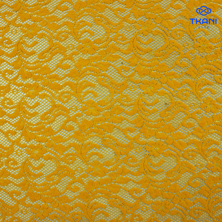 3492. Гипюр. Букле. Цитрус - фото 1