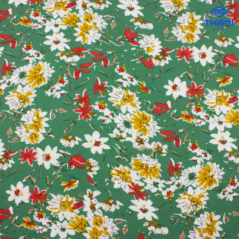 3510. Вискоза твил. Принт от Tkani.site