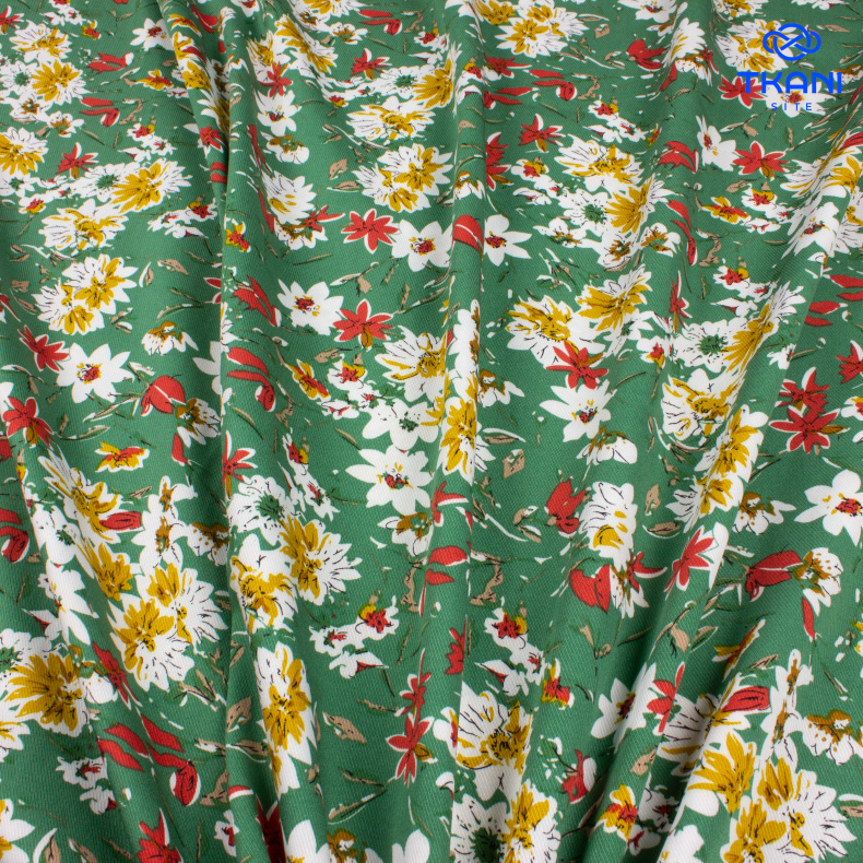 3510. Вискоза твил. Принт от Tkani.site