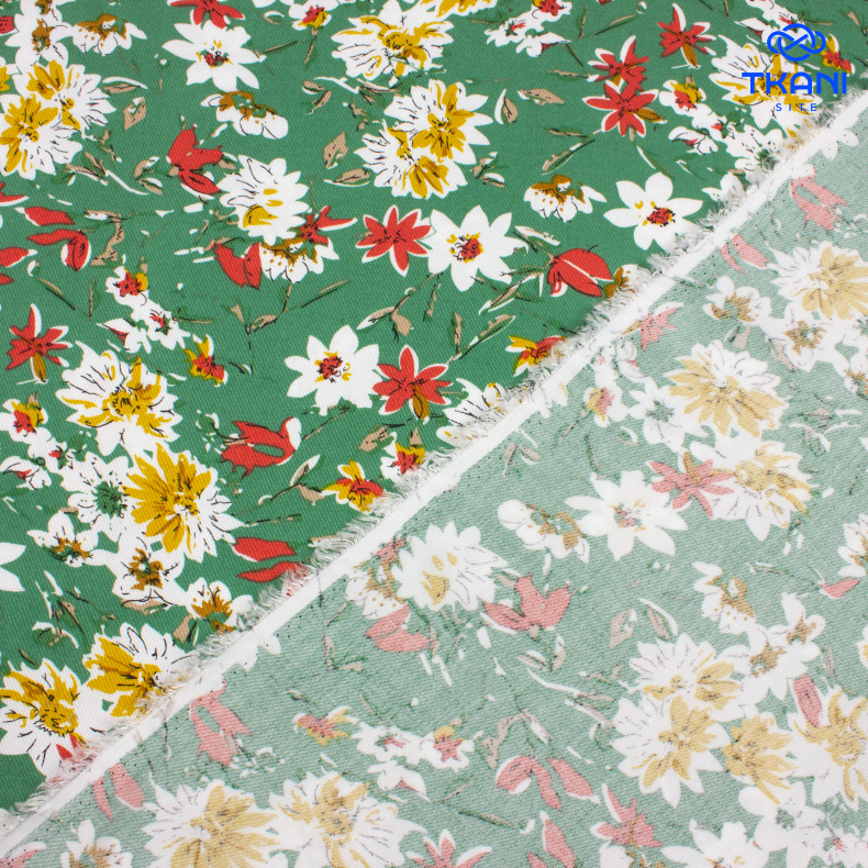 3510. Вискоза твил. Принт от Tkani.site