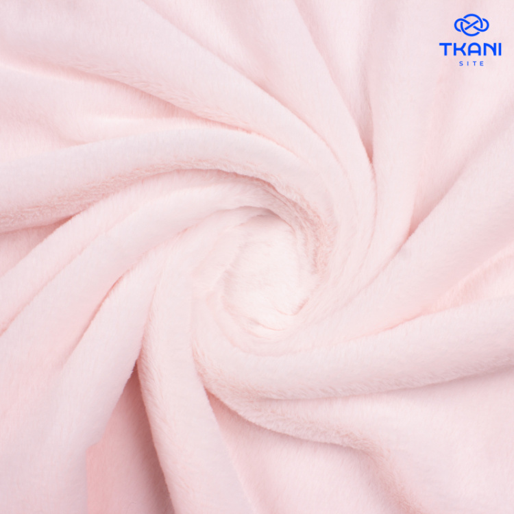 2604-2. Искусственный мех. Вельбоа. Розовая соль.