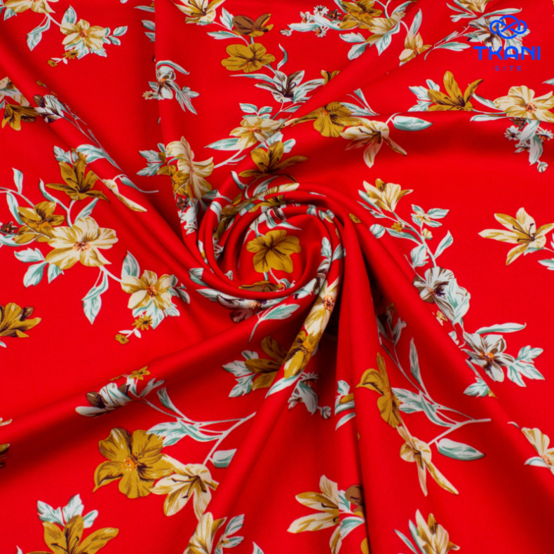 3511. Вискоза твил. Принт от Tkani.site