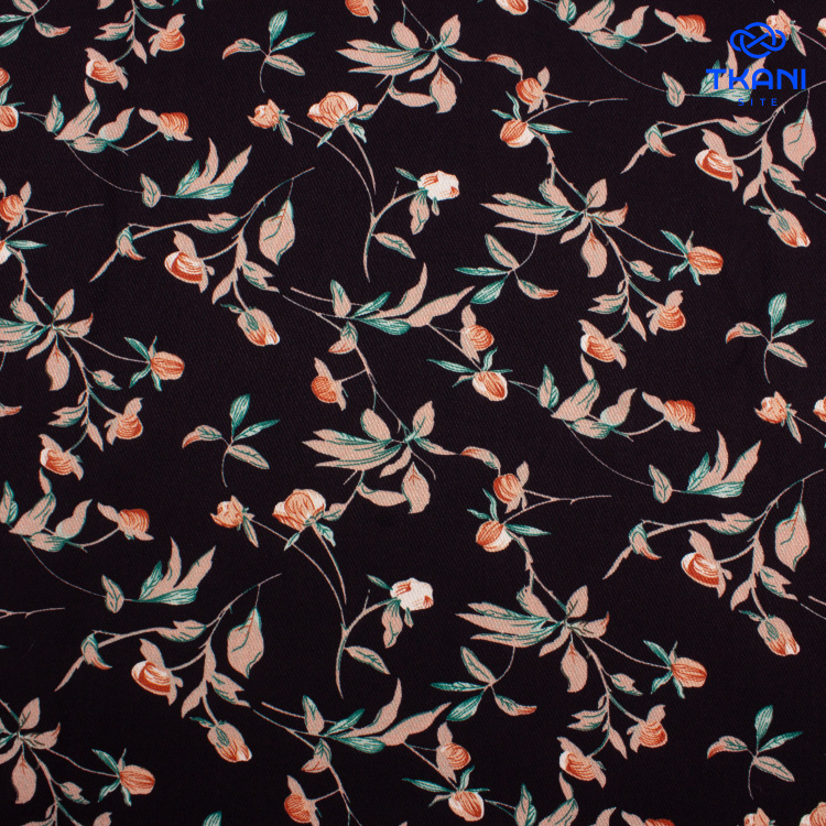 3518. Вискоза твил. Принт - фото 1