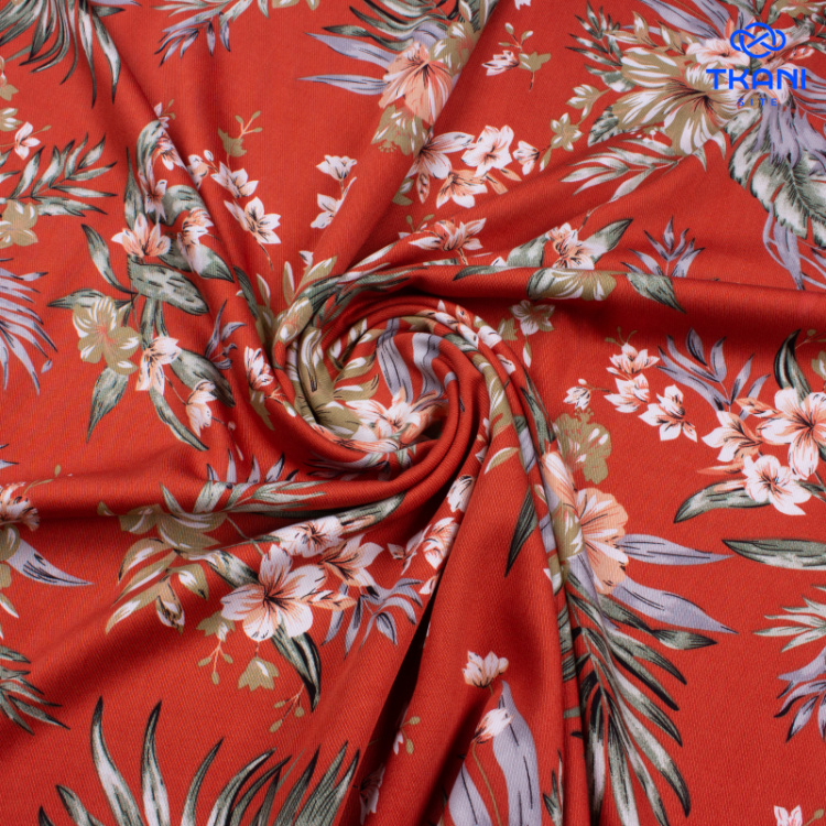 3530. Вискоза твил. Принт