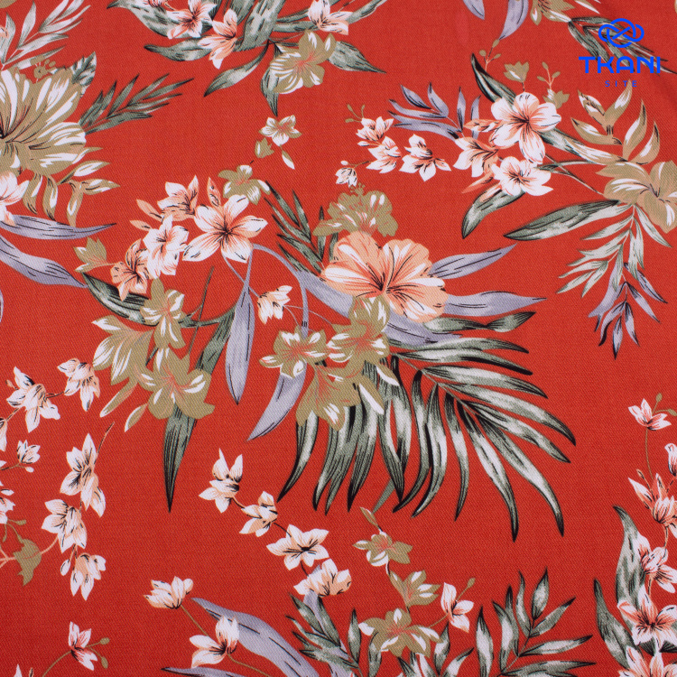 3530. Вискоза твил. Принт. Уценка!!! - фото 1