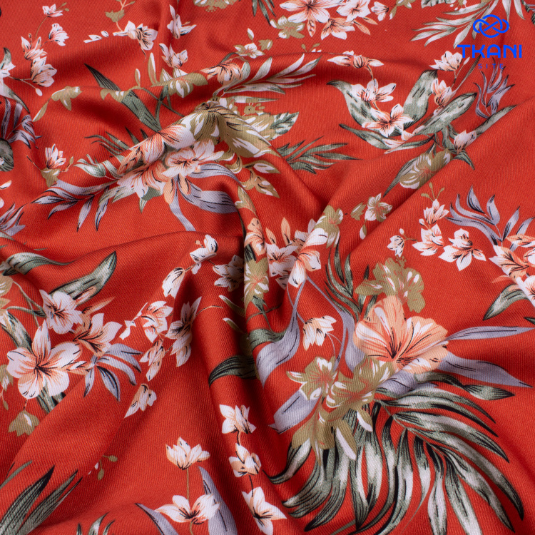 3530. Вискоза твил. Принт. Уценка!!! - фото 2